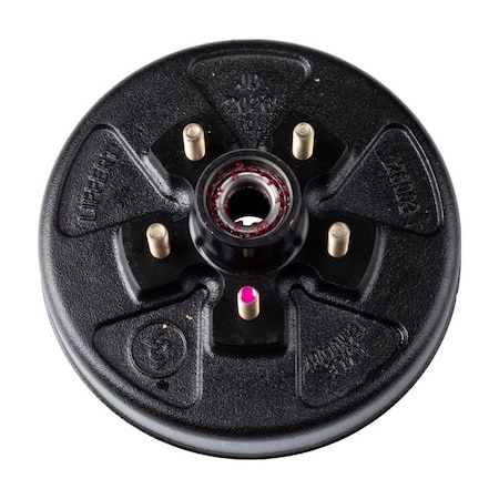 Lippert 10IN BRAKE HUB ASSEMBLY 5-4.5 BC; 1/2IN STUD; 3500LB (RETAIL BOX) 814200